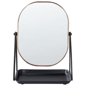 Beliani KOSMETICKÉ ZRCADLO 20/22 cm růžově zlaté Correze obraz
