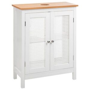 Beliani SKŘÍŇKA POD UMYVADLO 60 cm Bílá Alamos obraz