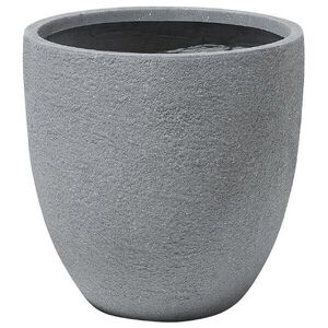 Beliani KVĚTINÁČ světle šedý kulatý 46/46/46 cm Kannia obraz