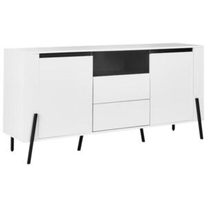 Beliani SIDEBOARD se 2 dveřmi Bílý Blackpool obraz