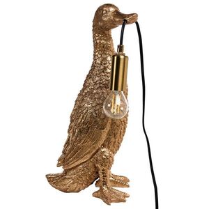 Beliani STOLNÍ LAMPA Zlatá Anatis obraz