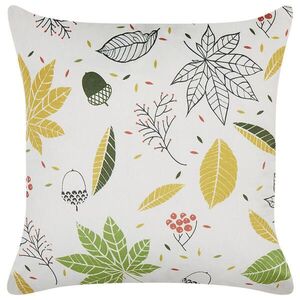 Beliani DEKORATIVNÍ POLŠTÁŘ Krémově bílý 45/45 cm Mullein obraz