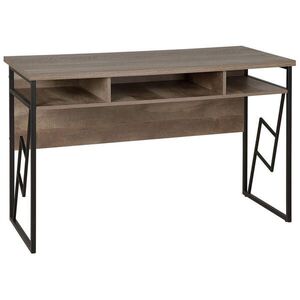 Beliani PSACÍ STŮL tmavší Odstín dřeva 120/60/76 cm Forres obraz