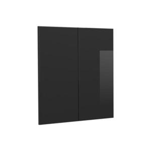 Vicco KUCHYŇSKÁ DVÍŘKA R-Line Černý vysoký lesk 59.2 x 59 cm nábytková čela pro závěsnou skříňku obraz