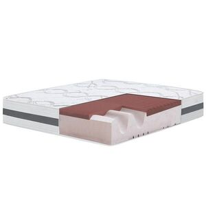 The White Stone MEMORY Foam Matrace 130x195 cm Výška 27 cm ; Hypoalergenní a Prodyšný Potah ; Ortopedické Přizpůsobivé Vlastnosti ; Středně Tvrdá obraz