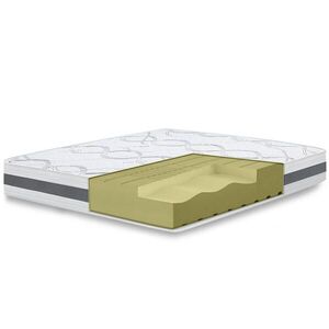 The White Stone ORTOPEDICKÁ Matrace 150x180 cm Střední Tvrdost ; Výška 20 cm ; Hypoalergenní a Prodyšná Tkanina ; Ergonomické a Samotvarující Vlastnos obraz