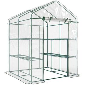 Outsunny FOLIOVÝ SKLENÍK, průhledný, kov, PVC plast obraz