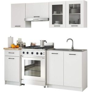 RAUMHIRSCH FURNITURE KUCHYŇSKÝ BLOK Bílá 203/180/46 obraz