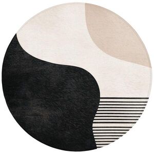 OnlyWow KOUPELNOVÁ PŘEDLOŽKA Abstraktní - Japonské - Béžové - Moderní 70x70 cm obraz