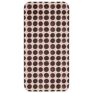 OnlyWow KOUPELNOVÁ PŘEDLOŽKA Puntíky - Vzor - Hnědý 60x120 cm obraz