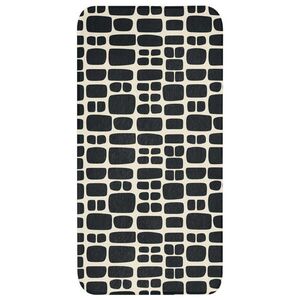 OnlyWow KOUPELNOVÁ PŘEDLOŽKA Moderní - organické - černé 60x120 cm obraz