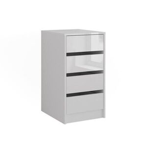 Vicco KREDENC Sherry Bílá/bílý vysoký lesk 40.2 x 76 cm obraz