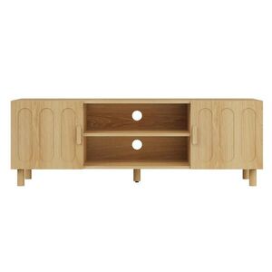 Urban Meuble NÍZKÁ KOMODA dekor dub a obloukový design obraz