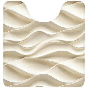 OnlyWow WC PŘEDLOŽKA Linie - Vlnité - Krémové 55x60 cm obraz