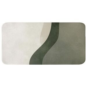OnlyWow KOUPELNOVÁ PŘEDLOŽKA Japonsko - Zelená - Abstraktní - Moderní 120x60 cm obraz