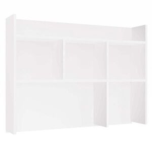 RAUMHIRSCH FURNITURE POLIČKA NA PSACÍ STŮL, bílá, 96/70/18 obraz