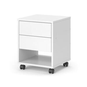 Vicco VÁLCOVÁ KARTOTÉKA Jons Bílá 37 x 37 cm se 2 zásuvkami obraz