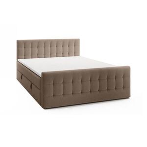 Fedve BOXSPRINGOVÁ POSTEL YAZO ROYAL 160x200 cm, Hnědá obraz
