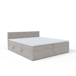 Fedve BOXSPRINGOVÁ POSTEL Verdig 180x200 cm, Světle šedá obraz