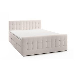 Fedve BOXSPRINGOVÁ POSTEL YAZO ROYAL 180x200 cm, Krémová obraz