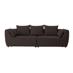 Fedve SOFA GRABO s funkcí spaní, Hnědá obraz