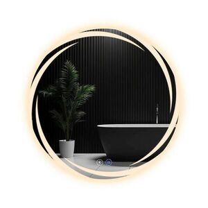 Nettlife KOUPELNOVÉ zrcadlo Redick s LED osvětlením Ø70 cm obraz
