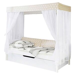 Livetastic POSTEL S NEBESY, 90/200 cm bílá, béžová obraz