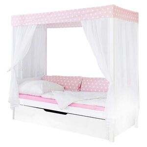 Livetastic POSTEL S NEBESY, 90/200 cm růžová, bílá obraz