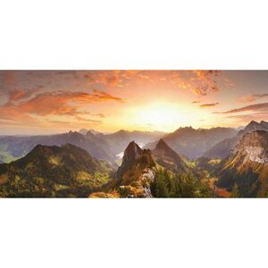 Euroart MALBA NA PLÁTNĚ, hory, 115/55 cm obraz