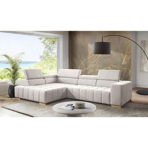 MID.YOU ROHOVÁ SEDAČKA, textil, krémová obraz