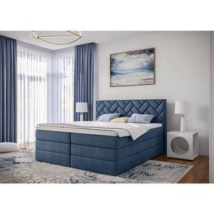 Livetastic POSTEL BOXSPRING, 160/200 cm, tmavě modrá obraz