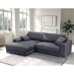 MID.YOU ROHOVÁ SEDAČKA, textil, antracitová obraz