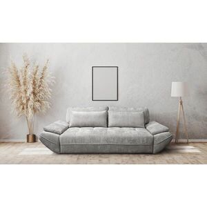 MID.YOU ROZKLÁDACÍ POHOVKA, dřevo, textil, kompozitní dřevo, pískové barvy obraz