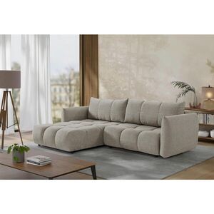 MID.YOU ROHOVÁ ROZKLÁDACÍ POHOVKA, plast, textil, kompozitní dřevo, mokka obraz