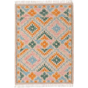 benuta RUČNÍ tkaný kilim Zohra Vícebarevná/Béžová 160x230 cm obraz