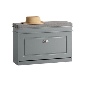 SoBuy BOTNÍK s jednokřídlými dveřmi Šedá 75x24x51cm Klasický obraz