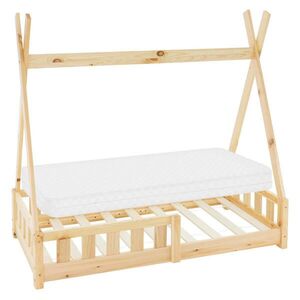 ML-DESIGN DĚTSKÁ postýlka Tipi s matrací 70x140 cm přírodní obraz