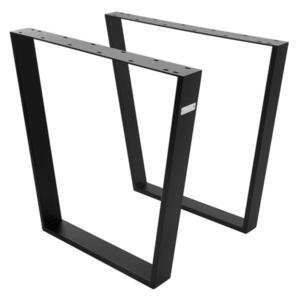ML-DESIGN SADA 2 kusů nohou ke stolu ve tvaru V, 75 x 72 cm, černé obraz