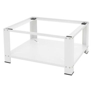ML-DESIGN PODSTAVEC POD PRAČKU s odkládací plochou 63x54 cm, bílý, z oceli obraz