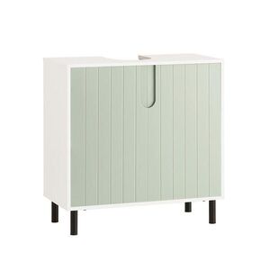 SoBuy SPODNÍ SKŘÍŇKA POD UMYVADLO se 2 dveřmi Zelená 60x30x51cm Moderní obraz