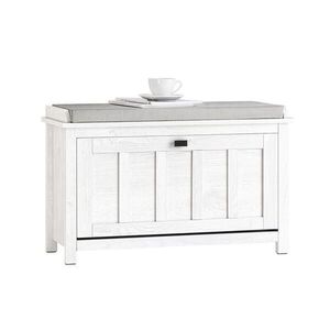 SoBuy BOTNÍK s jednokřídlými dveřmi Bílá 80x30x50cm Nordický obraz