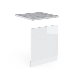 Vicco PŘEDNÍ PANEL R-Line Bílá vysoký lesk 60 cm s pracovní deskou obraz