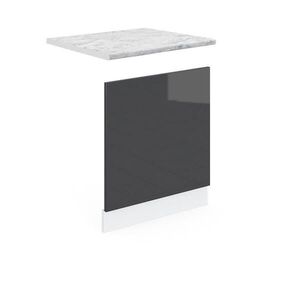 Vicco PŘEDNÍ PANEL R-Line Antracitový vysoký lesk 60 cm s pracovní deskou obraz