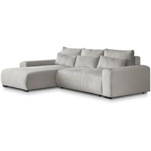 Beautysofa ROHOVÁ rozkládací pohovka Benny béžová, levá obraz