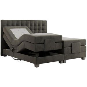 MKS POSTEL BOXSPRING ELEKTRO 200/200 - Šedá Samet - H3 obraz