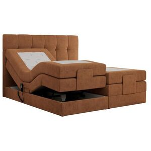 MKS POSTEL BOXSPRING VITTORIA 160/200 - Oranžová Strukturovaná látka - H3 obraz