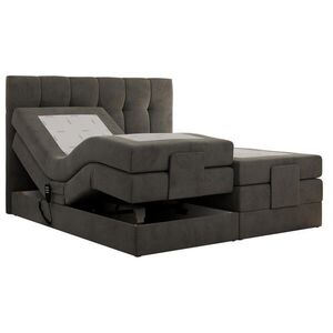 MKS POSTEL BOXSPRING VITTORIA 140/200 - Šedá Samet - H3 obraz