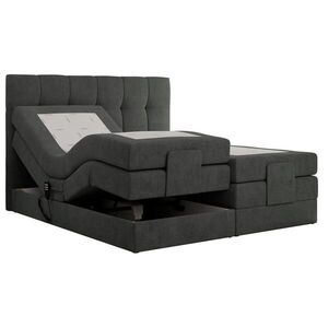 MKS POSTEL BOXSPRING VITTORIA 140/200 - Šedá Strukturovaná látka - H3 obraz