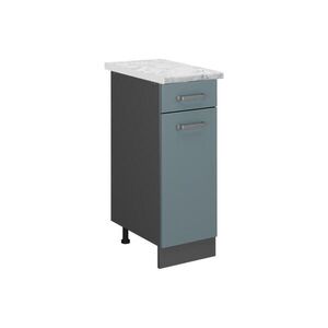 Vicco SPODNÍ SKŘÍŇKA KUCHYŇSKÉ LINKY R-Line Modrošedá 30 cm PD Mramor obraz
