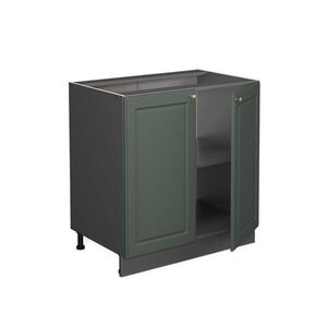 Vicco SPODNÍ SKŘÍŇKA KUCHYŇSKÉ LINKY Fame-Line, Zelená zlatá země/Antracit, 80 cm pracovná doska Dub Goldkraft obraz